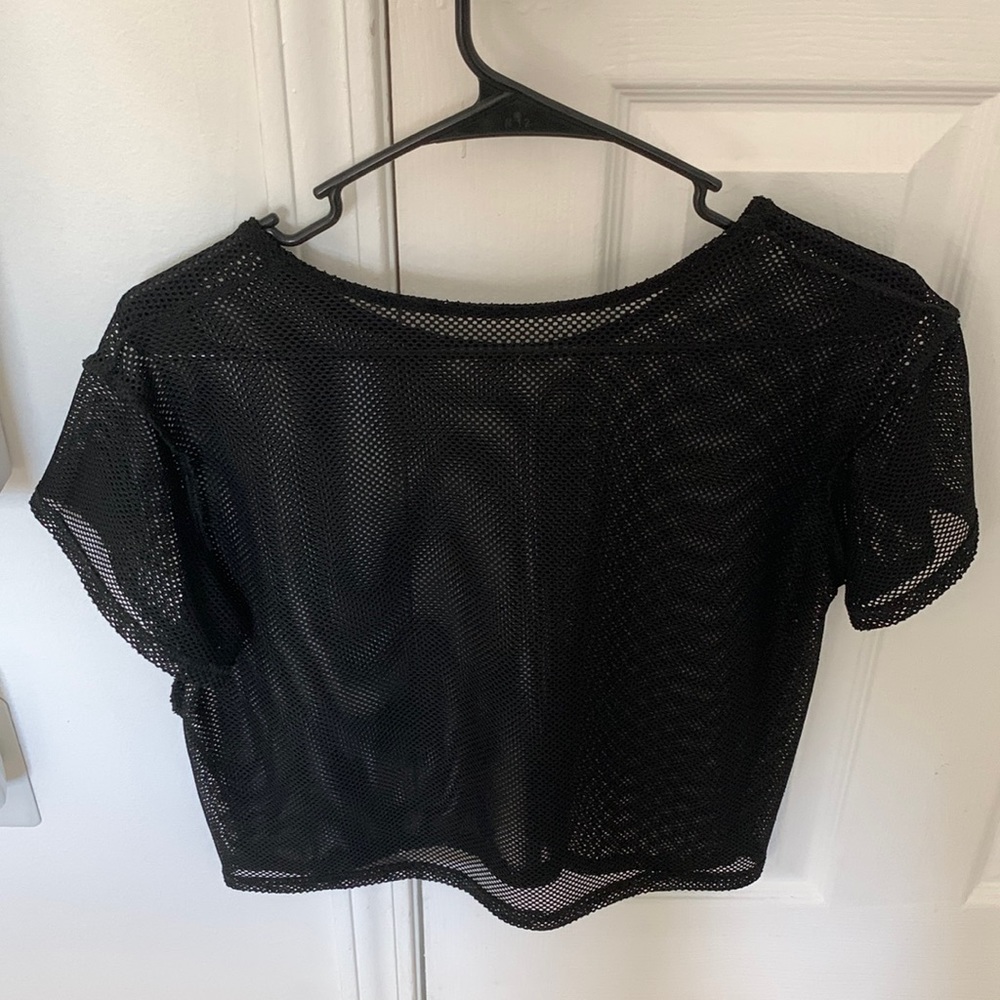 Mesh crop top